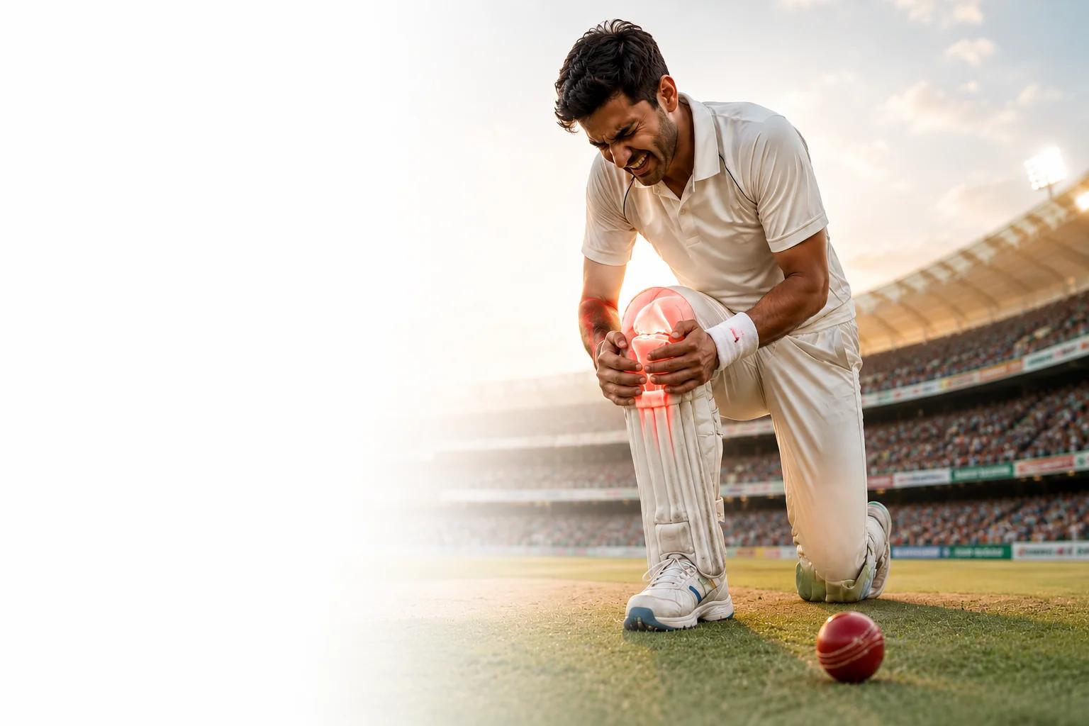 Cricketer with ACL knee injury in Lucknow seeking treatment at Medinity Hospital