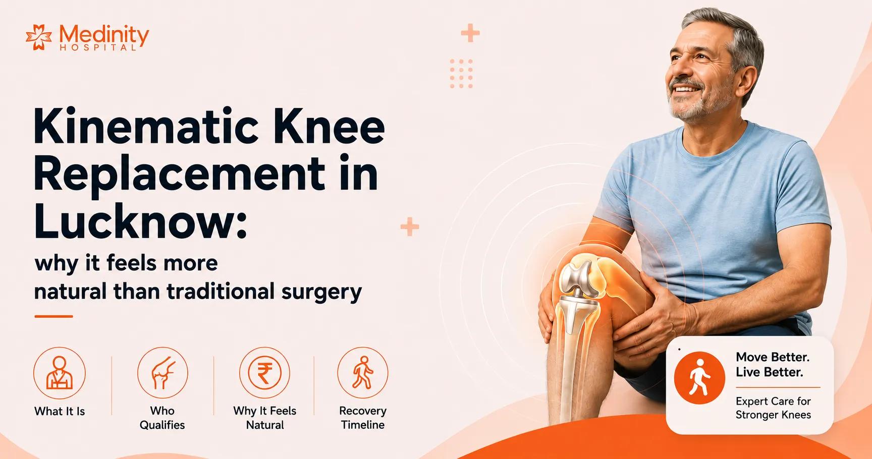 Kinematic knee replacement in Lucknow: why it feels more natural than traditional surgery