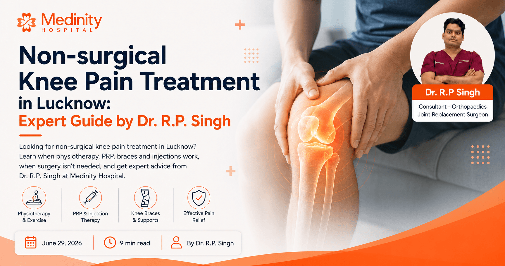 Non-surgical knee pain treatment in Lucknow: expert guide
